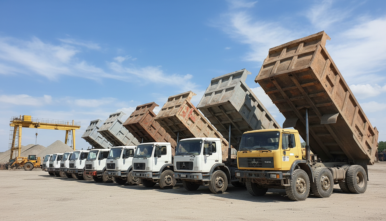 découvrez comment déterminer le volume d'une benne de camion en fonction de sa taille pour choisir le véhicule adapté à vos besoins de transport.